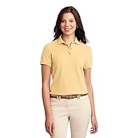 Port Authority Women's Silk Touch Polo L Banana