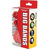 Alliance Rubber 00699 Big Bands - Large Rubber Bands for Oversized Jobs,Red 48-Count
