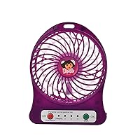 Desk Fan, Mini Usb Charging Desktop Convenient Small Fan, Speed Adjustable Left And Right Swing, Suitable For Home Office Bedroom Table Purple