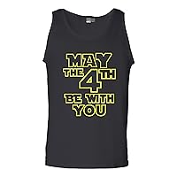 May The 4th Be with You Funny Adult Tank Top