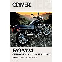 Clymer Honda: Cb750 Nighthawk, 1991-1993 and 1995-1999 (Clymer Motorcycle Repair Manuals) Clymer Honda: Cb750 Nighthawk, 1991-1993 and 1995-1999 (Clymer Motorcycle Repair Manuals) Paperback