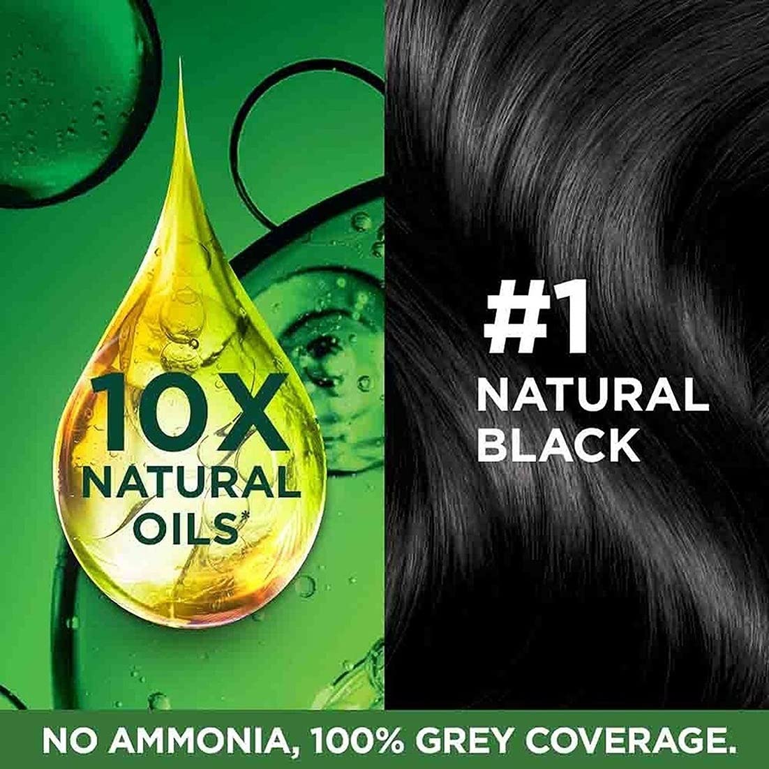 Garnier Color Naturals Nourishing Permanent Hair Color Cream - Natural Black 1 Set