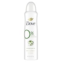 Dove Deodorant Spray For 48 Hour Protection Cucumber and Green Tea Aluminum Free Deodorant 4 oz
