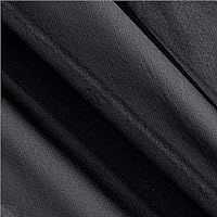 Chiffon Solid Black, Fabric by the Yard