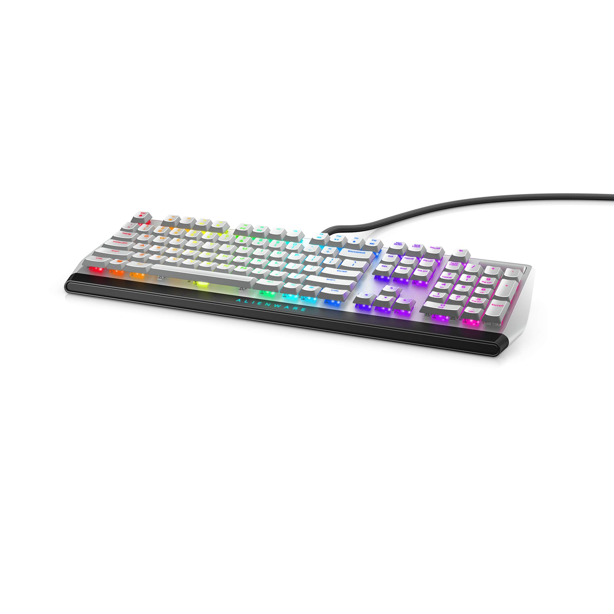 Alienware 510K Low-Profile RGB Mechanical Gaming Keyboard, US Layout - AW510K (Lunar Light)