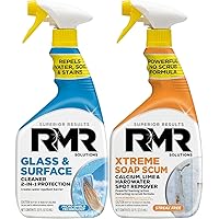 RMR - Xtreme Soap Scum Remover and RMR - 2-in-1 Glass and Surface Cleaner Plus Repellent Bundle