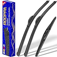 3 wipers Replacement for 2009-2020 Honda Fit, Windshield Wiper Blades Original Equipment Replacement - 28
