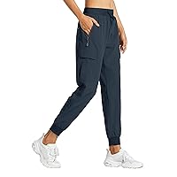 Libin Women's Cargo Joggers Lightweight Quick Dry Hiking Pants Athletic Workout Lounge Casual Outdoor