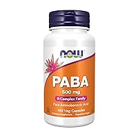 Supplements, PABA (Para-Aminobenzoic Acid) 500 mg, B-Complex Family, 100 Capsules