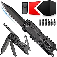 Gifts for Men Dad Husband Him - Stocking Stuffers for Men, 22 in 1 Multitool Knife - Birthday Gifts for Men, Christmas Anniversary Mens Gifts - Practical Gift Idea for Camping, Outdoor, Survival