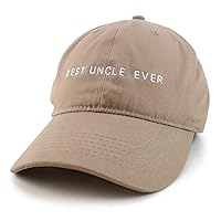 Trendy Apparel Shop Best Uncle Ever Embroidered Soft Cotton Dad Hat