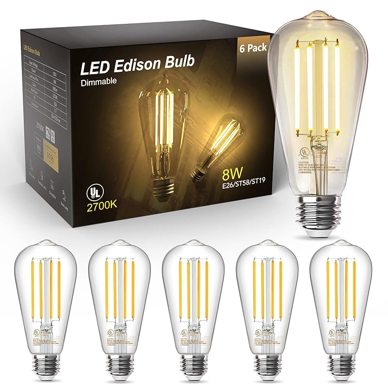 Mua TJOY Edison Light Bulbs 60W Equivalent, Dimmable Vintage LED ...