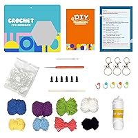Animal Crochet Kits DIY Owl Penguins Crochet Kits Include Crochet Hook Yarn Needle Plastic Eyes Knitting Marker Holiday Home Decor