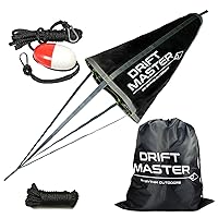 Drift Master - Premium Drift Sock for Small Fishing Boat, Pontoon, or Kayak Fishing [Complete Kit Included] - Quality Trolling Bag Used Like A Trolling Plate