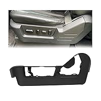 ECOTRIC Front Drivers Side Seat Trim Panel Cover Bezel Compatible with 2009-2013 Ford F150 Replacement for 9L3Z-1662187-EA, F761 NOT Fit for Manually Adjusting Seats & Super Cab Power Seats