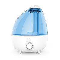 Pure Enrichment® MistAire™ XL Ultrasonic Cool Mist Humidifier - All Day Operation for Large Rooms, 1 Gallon Tank, Variable Mist Control, Automatic Shut-Off, Whisper Quiet, and Optional Night Light