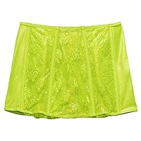 Savage X Fenty, Women's, Caged Lace Skirt, Fuji Apple Green, 3X