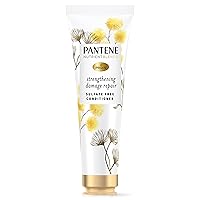 Pantene Sulfate Free Conditioner, Hair Strengthening Anti Frizz Damage Repair with Castor Oil, Safe for Color Treated Hair, Nutrient Blends, 8.0 oz Pantene Sulfate Free Conditioner, Hair Strengthening Anti Frizz Damage Repair with Castor Oil, Safe for Color Treated Hair, Nutrient Blends, 8.0 oz