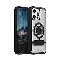 Rokform - iPhone 15 Pro Max Case, Crystal Series, Magnetic Clear iPhone 15 Pro Max Cover with RokLock Twist Lock, Slim Drop Tested Armor (Clear)