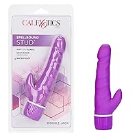 CalExotics Novelties Spellbound Stud Massager, Double Jack 4.75-Inch, Purple