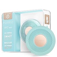 FOREO UFO mini LED Face Mask Light Therapy SkincareTreatment, Red Light Therapy for Face, Thermotherapy, Anti Aging Face Moisturiser, Increased Skin Care Absorption
