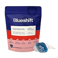 Blueshift Electrolytes Powder Hydration Pack Sugar Free, Potassium Magnesium Supplement Drink Mix with Himalayan Salt, Lemon Raspberry (14 Pack)