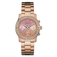 GUESS Confetti Womens Analog Quartz Watch with Stainless Steel Bracelet W0774L3
