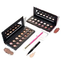 LAURA GELLER NEW YORK The Delectables Kit 4PC - The Delectables Baked Eyeshadow Palettes, Pink Prosecco & Champagne Cheers + Waterproof Eye Spackle + All-Over Eyeshadow Brush