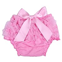 ICObuty Baby Girls Ruffle Bloomer Diaper Cover for Baby Girls Toddlers