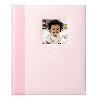 Tiny Ideas Polka Dot Baby Memory Book, Pink