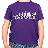 Born to Play Chess - Childrens/Kids Crewneck T-Shirt