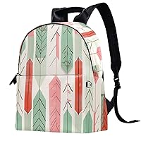 Travel Backpack for Men,Backpack for Women,Vintage Style Feather Arrow,Backpack