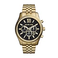 Michael Kors Lexington Men's Watch, Stainless Steel Bracelet Watch for Men