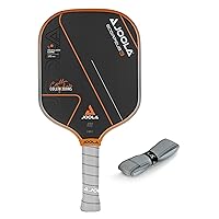 JOOLA Scorpeus 3 Pickleball Paddle with 1 Replacement Grip - Propulsion Core & Durable Surface - Wide Carbon Fiber Pickleball Paddle with Larger Sweet Spot