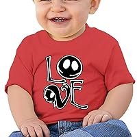 Unisex-Baby/Toddler/Infant Love Jack Skellington T-Shirts
