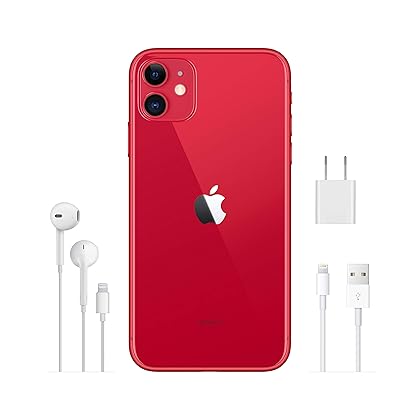 Apple iPhone 11 [64GB, (Product) RED] + Carrier Subscription [Cricket Wireless]