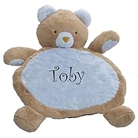 Personalized Mary Meyer Bestever Baby Mat Perfect Baby Gift (Blue Bear)