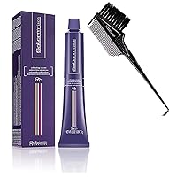 𝐒𝐚𝐥𝐞𝐫m Cosmetics VISION 𝐒𝐚𝐥𝐞𝐫mvision Permanent Cream Hair Color Dye (w/SLEEKSHOP 3-in-1 Brush/Comb) Haircolor Creme, Gray Coverage in 30 minutes (6 DARK BLONDE)