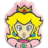Club Mocchi-Mocchi- Super Mario Plush - Princess Peach Plushie - Squishy Mario Plushies - Plush Collectible Mario Toys - Soft Plush Toys and Mario Room Decor - 15 inch