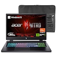 Acer Nitro 17 Gaming Laptop | AMD Ryzen 7 7840HS Octa-Core CPU | NVIDIA GeForce RTX 4060 Laptop GPU | 17.3