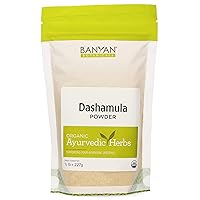 Dashamula Powder - Certified Organic, 1/2 Pound - A Traditional Ayurvedic Formula for pacifying vata and Supporting Proper Function of The Nervous System*