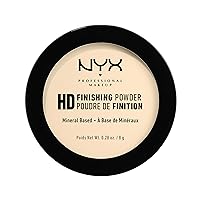 NYX PROFESSIONAL MAKEUP HD Finishing Powder, Pressed Setting Powder - Banana