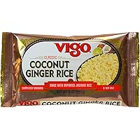 Vigo Authentic Coconut Ginger Rice, Imported Jasmine (Coconut Ginger, 8 Ounce (Pack of 1))