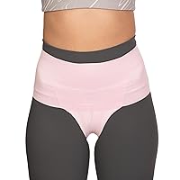 Women's Pelvic Support Belt - Uterus & Bladder Girdle | Postpartum Recovery, Pain Relief | High Waist Pink (Large)