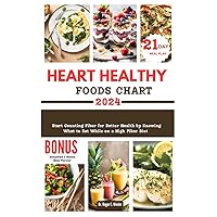 HEART HEALTHY FOODS CHART: Start Counting Fiber for Better Health by Knowing What to Eat While on a High Fiber Diet (Dr Roger’s Healthy Heart Food Chart Encyclopedia) HEART HEALTHY FOODS CHART: Start Counting Fiber for Better Health by Knowing What to Eat While on a High Fiber Diet (Dr Roger’s Healthy Heart Food Chart Encyclopedia) Paperback Kindle Hardcover