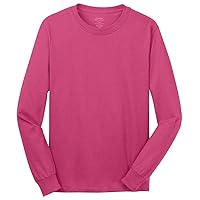 Port & Company Men's Long Sleeve 54 oz 100% Cotton T Shirt