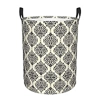 Asian Elephants Waterproof Oxford Fabric Laundry Hamper,Dirty Clothes Storage Basket For Bedroom,Bathroom