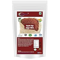 Neotea Organic Ragi Finger Millet Whole Grain Ragi Kelvaragu Nachni Ragulu Aariyam 500g/1.1 Pound