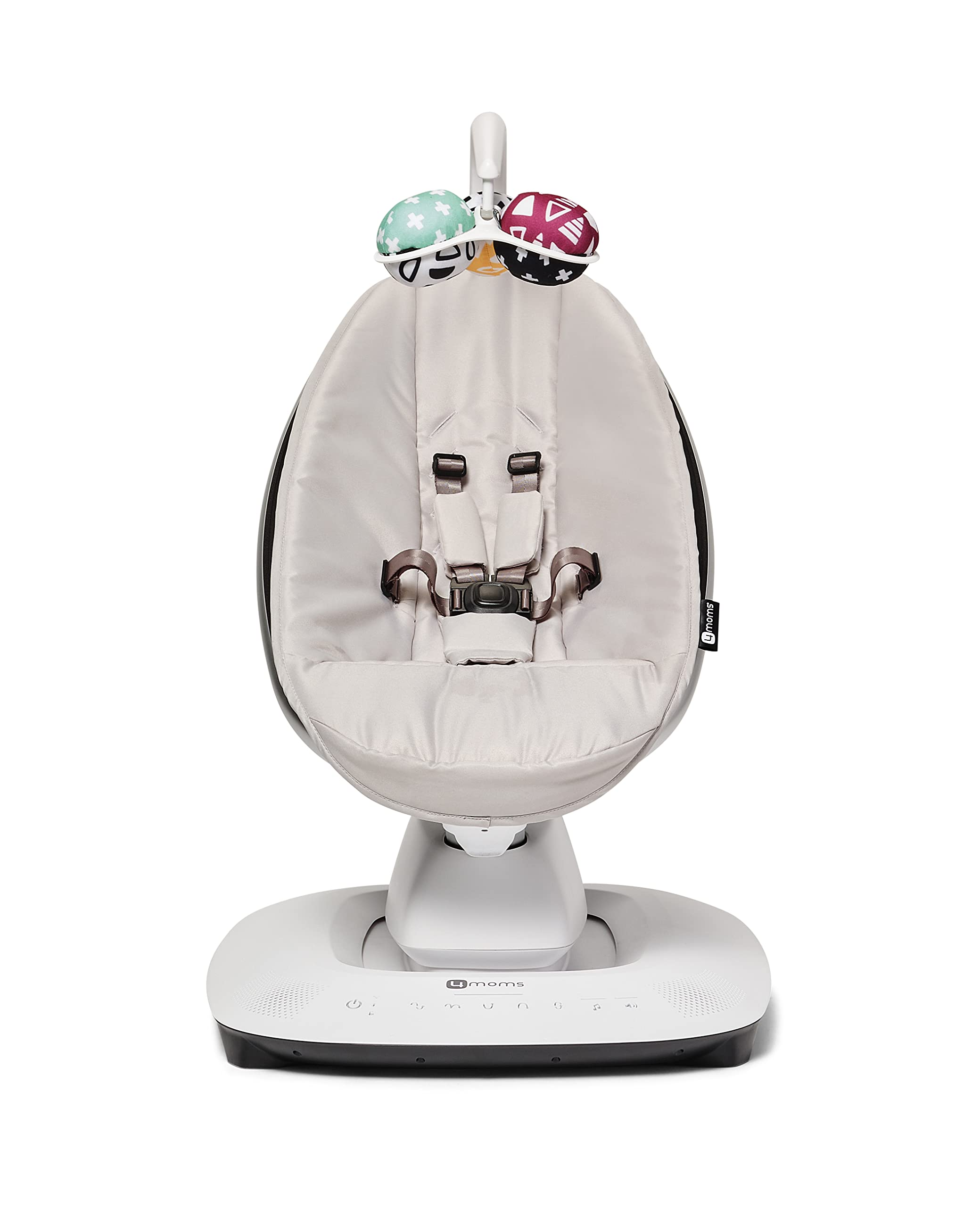 4moms MamaRoo Multi-Motion Baby Swing, Bluetooth Enabled with 5 Unique Motions, Grey