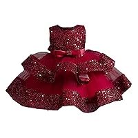 Baby boy Christmas Outfit Dress Toddler Flower Wedding Birthday Party Gown Dresses 12 Months 5 Years